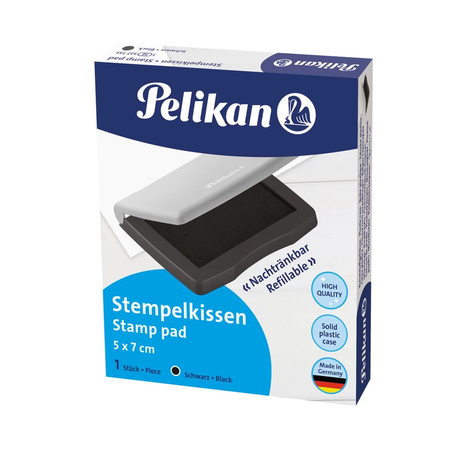 Pelikan Stempelkussen 5x7cm - 3E Zwart 2 Pelikan Stempelkussen 5x7cm - 3E Zwart - Afbeelding 2
