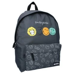 Smiley World Rugzak Fun Times Grijs - 43x14x30 Cm