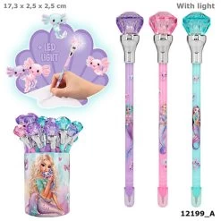 TOPModel Pen Met Diamant Licht Mermaid - LED