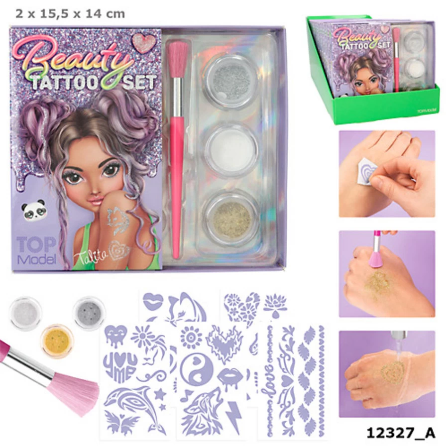 TOPModel Glitter Tattoo Set Beauty And Me 1 TOPModel Glitter Tattoo Set Beauty And Me