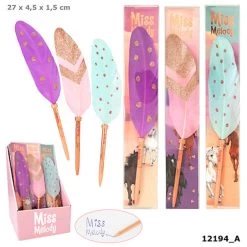 Miss Melody Pen Met Veer Assorti