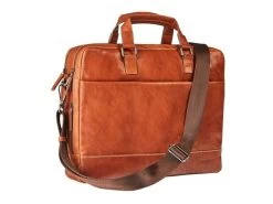 Maverick Business Tas Rough Gear 15,6" Cognac - Leder - Laptopvak - 38x8x29 Cm -Kantoor Artikelen product 1020607
