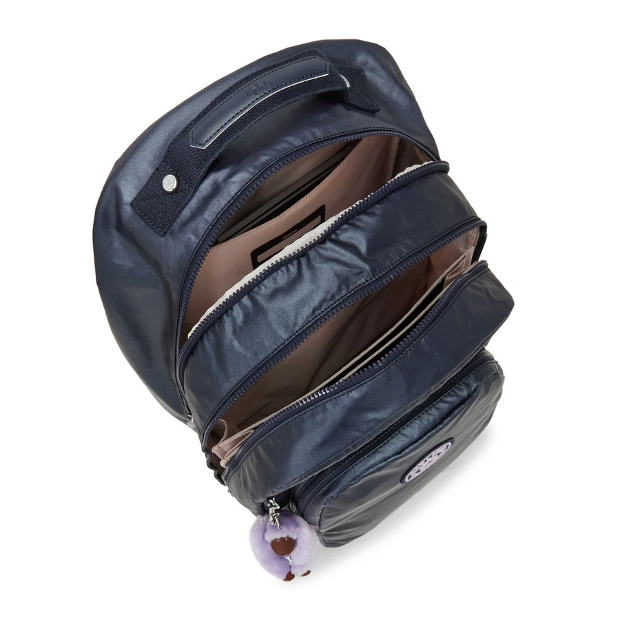 Kipling Rugzak Class Room 28 L Admiral Blue Metallic - 29x24x43 Cm 5 Kipling Rugzak Class Room 28 L Admiral Blue Metallic - 29x24x43 Cm - Afbeelding 5