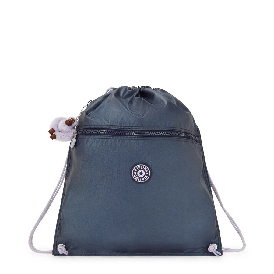 Kipling Turnzak Supertaboo 15 L Admiral Blue Metallic - 39.5x45 Cm 1 Kipling Turnzak Supertaboo 15 L Admiral Blue Metallic - 39.5x45 Cm