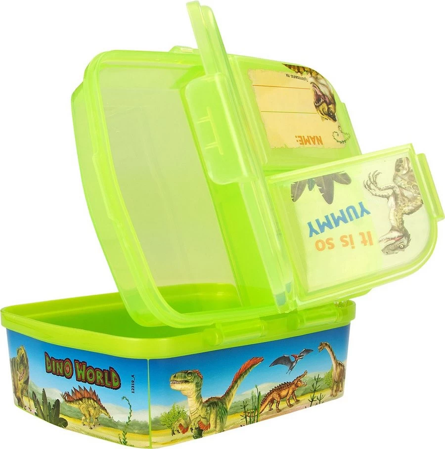 Dino World Brooddoos XL 15x6.5x18 Cm 5 Dino World Brooddoos XL 15x6.5x18 Cm - Afbeelding 5