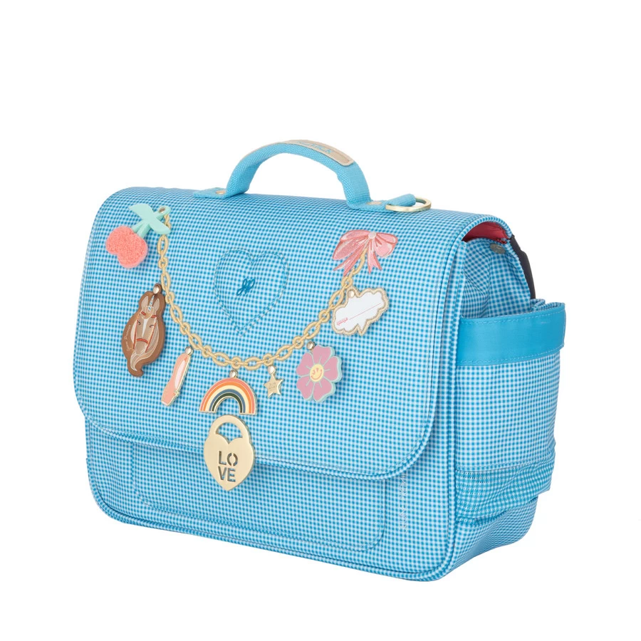Jeune Premier Boekentas It Bag Mini 9 L Vichy Love Blue - 32x26.5x10 Cm 2 Jeune Premier Boekentas It Bag Mini 9 L Vichy Love Blue - 32x26.5x10 Cm - Afbeelding 2