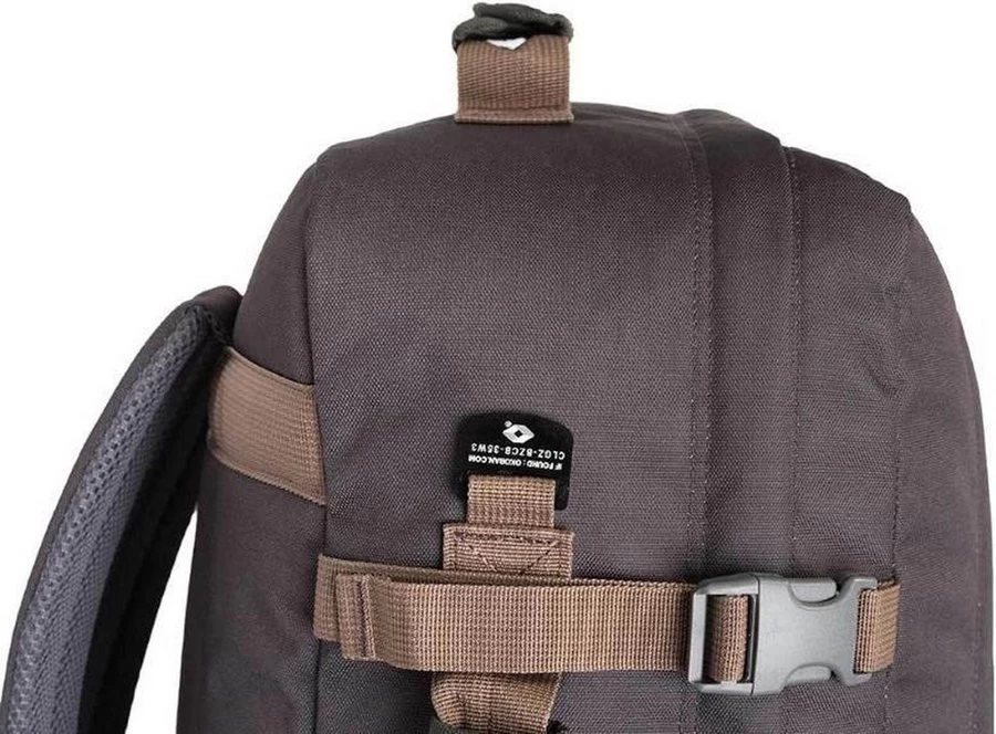 CabinZero Rugzak Classic 44 L Black Sand - 51x37x20 Cm 3 CabinZero Rugzak Classic 44 L Black Sand - 51x37x20 Cm - Afbeelding 3