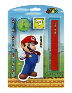 Super Mario Schrijfset 6 Stuks