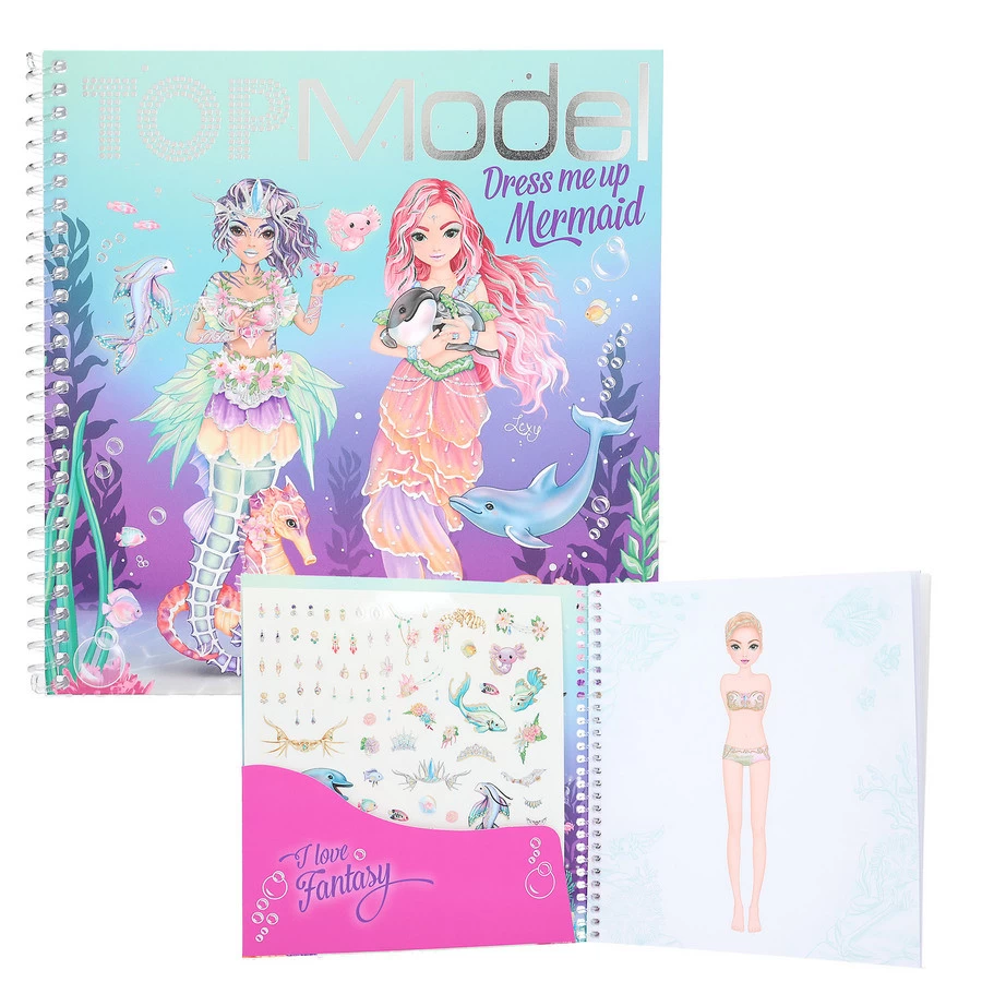 TOPModel Dress Me Up Stickerboek Mermaid 1 TOPModel Dress Me Up Stickerboek Mermaid