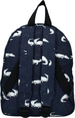 Kidzroom Rugzak Wondering Wild Navy - 31x23x8 Cm -Kantoor Artikelen product 1038556