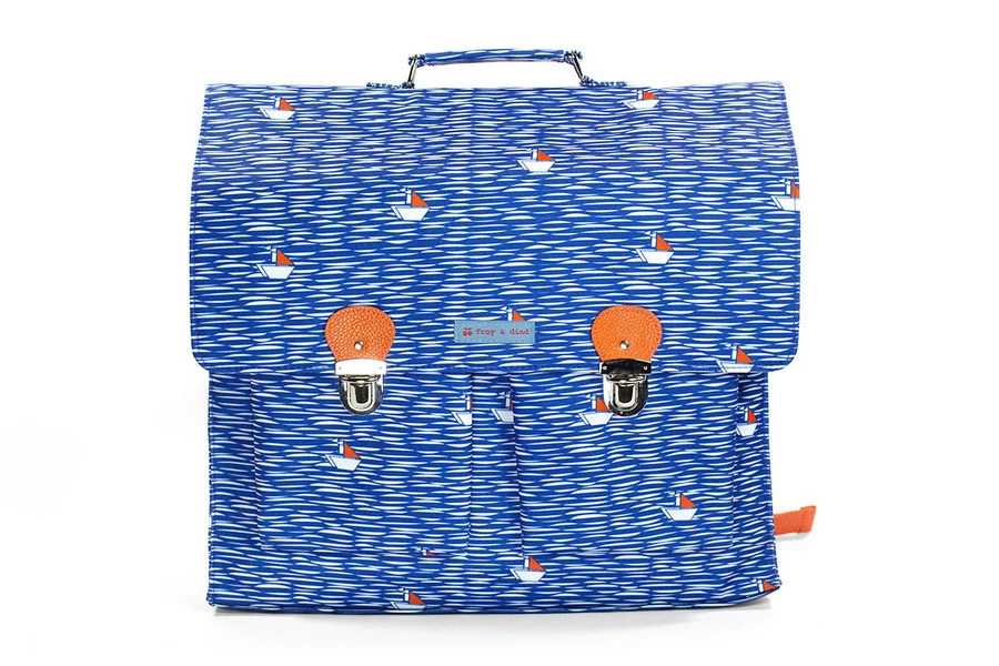 Froy & Dind Maxi Boekentas Boats 1 Froy & Dind Maxi Boekentas Boats