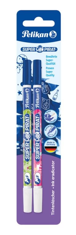 Pelikan Super Pirat 850f/2/B Fijne Punt - 2 Stuks