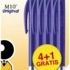 Bic M10 Balpen Medium Original Blauw 4+1 Gratis