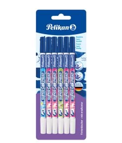 Pelikan Inktuitwisser: 3x Brede Punt 3x Fijne Punt 850F 4B/6B - Blister