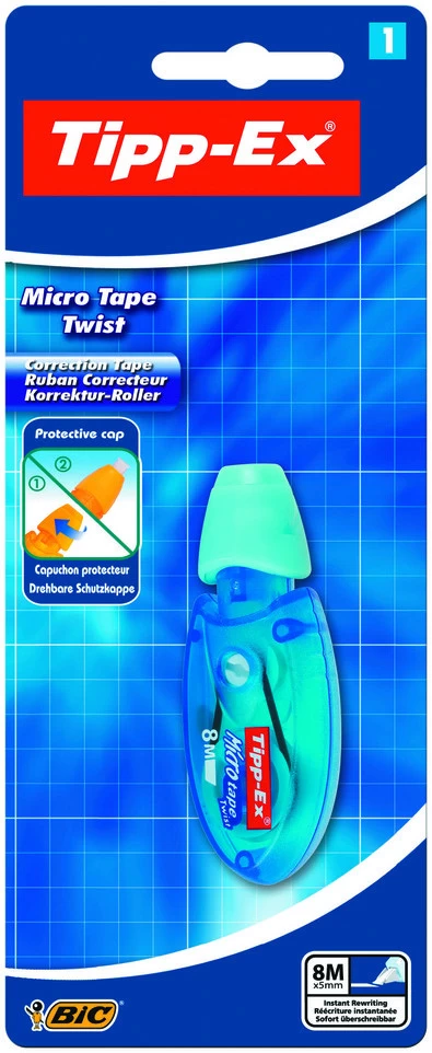 Bic Tipp-Ex Micro Tape Twist 8m Blister 1 Bic Tipp-Ex Micro Tape Twist 8m Blister
