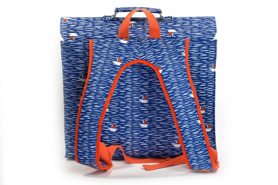 Froy & Dind Maxi Boekentas Boats 2 Froy & Dind Maxi Boekentas Boats - Afbeelding 2