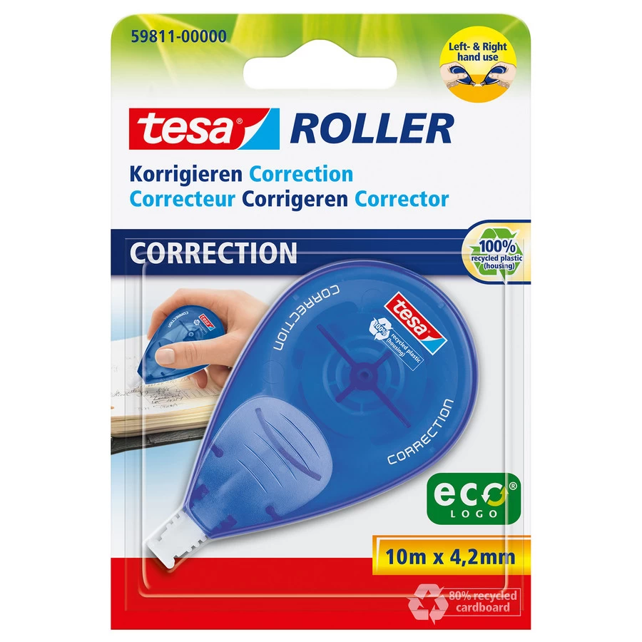 Tesa Correctieroller Sideway 10m Blister 1 Tesa Correctieroller Sideway 10m Blister
