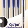 Bic Balpen Cristal Original Blauw 5stuks Pochette