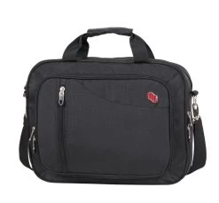 Pulse Computertas Casual Zwart 33x42x10 Cm - 1 Vaks + 2 Voorzakken