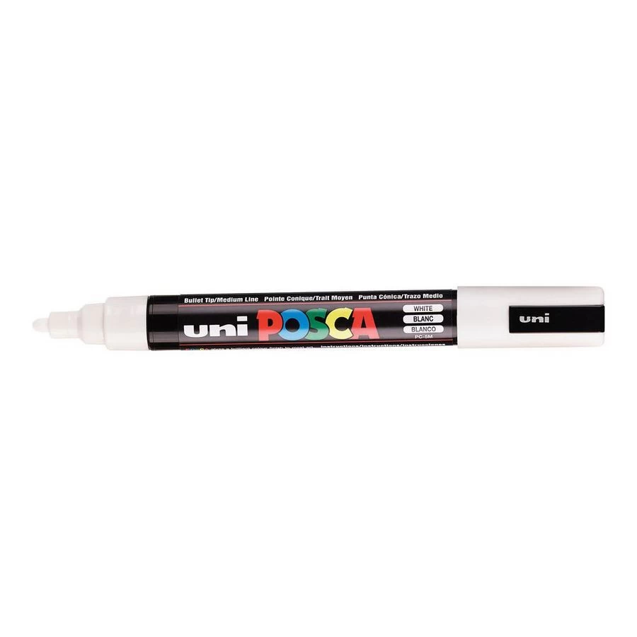 Posca Verfmarker 1.8/2.5 Mm Conische Punt - Wit 1 Posca Verfmarker 1.8/2.5 Mm Conische Punt - Wit