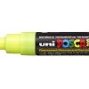 Posca Verfmarker 8 Mm Schuine Punt - Fluo Geel