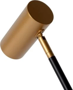 Lucide Philine Bureaulamp Zwart-Goud 1x5w GU10 -Kantoor Artikelen product 721047
