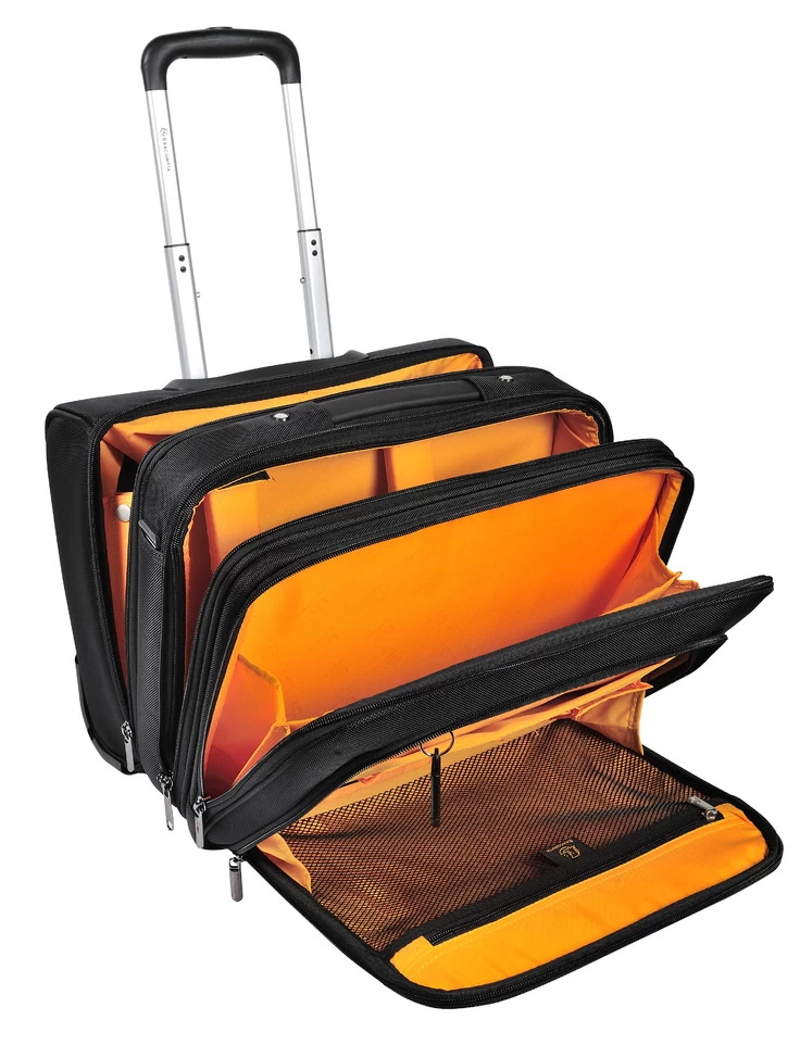 Exacompta Exactive Trolley Voor Laptops 39x29x5cm - Zwart - 15.6 Inch 2 Exacompta Exactive Trolley Voor Laptops 39x29x5cm - Zwart - 15.6 Inch - Afbeelding 2