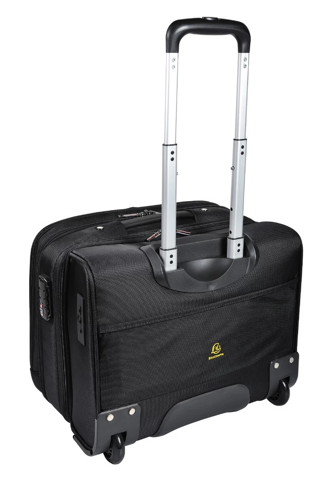 Exacompta Exactive Trolley Voor Laptops 39x29x5cm - Zwart - 15.6 Inch 3 Exacompta Exactive Trolley Voor Laptops 39x29x5cm - Zwart - 15.6 Inch - Afbeelding 3
