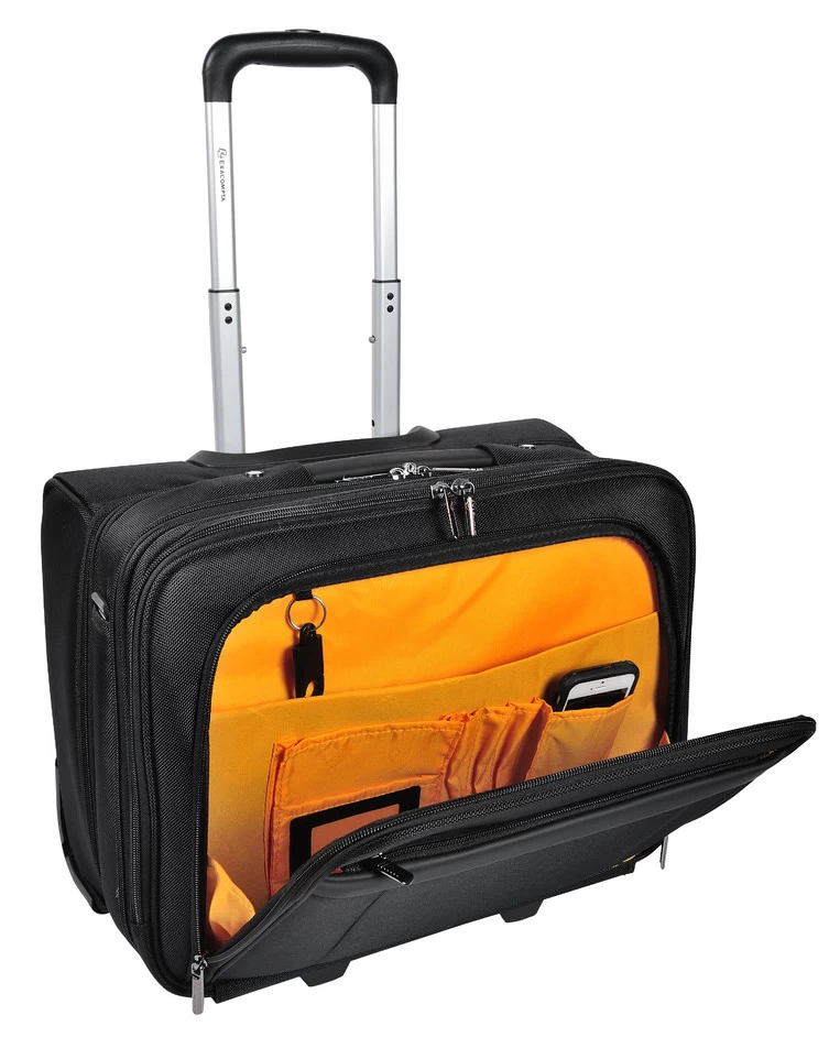Exacompta Exactive Trolley Voor Laptops 39x29x5cm - Zwart - 15.6 Inch 6 Exacompta Exactive Trolley Voor Laptops 39x29x5cm - Zwart - 15.6 Inch - Afbeelding 6