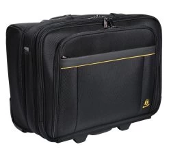 Exacompta Exactive Trolley Voor Laptops 39x29x5cm - Zwart - 15.6 Inch 16 Exacompta Exactive Trolley Voor Laptops 39x29x5cm - Zwart - 15.6 Inch -Kantoor Artikelen product 733794