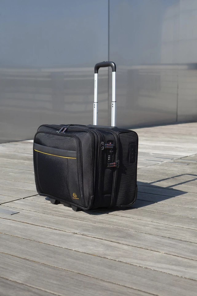 Exacompta Exactive Trolley Voor Laptops 39x29x5cm - Zwart - 15.6 Inch 8 Exacompta Exactive Trolley Voor Laptops 39x29x5cm - Zwart - 15.6 Inch - Afbeelding 8
