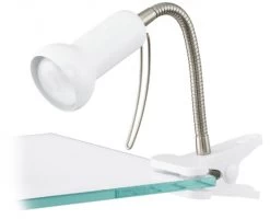 Eglo Fabio Bureaulamp Met Klem Wit 1x E27 Socket