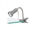 Eglo Fabio Bureaulamp Met Klem Grijs 1x E27 Socket