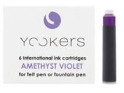 Yookers Inktvulling Amethyst Violet Pack - 6 Stuks