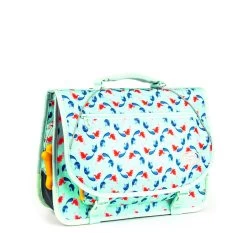 STONES And BONES Boekentas Lily 15l Mermaids - Aqua - 38x28x14 Cm