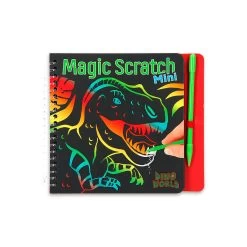 Dino World Mini Magic Scratch Book -Kantoor Artikelen product 778665