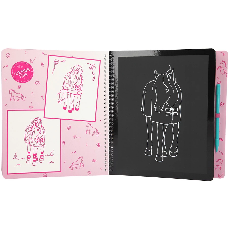 Miss Melody Kleurboek Magic Scratch Boek 4 Miss Melody Kleurboek Magic Scratch Boek - Afbeelding 4