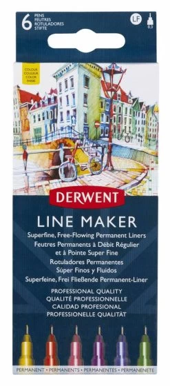 Derwent Line Maker Set Colour 6 Stuks