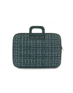 Bombata Tweed Laptop Case 15.6" Groen