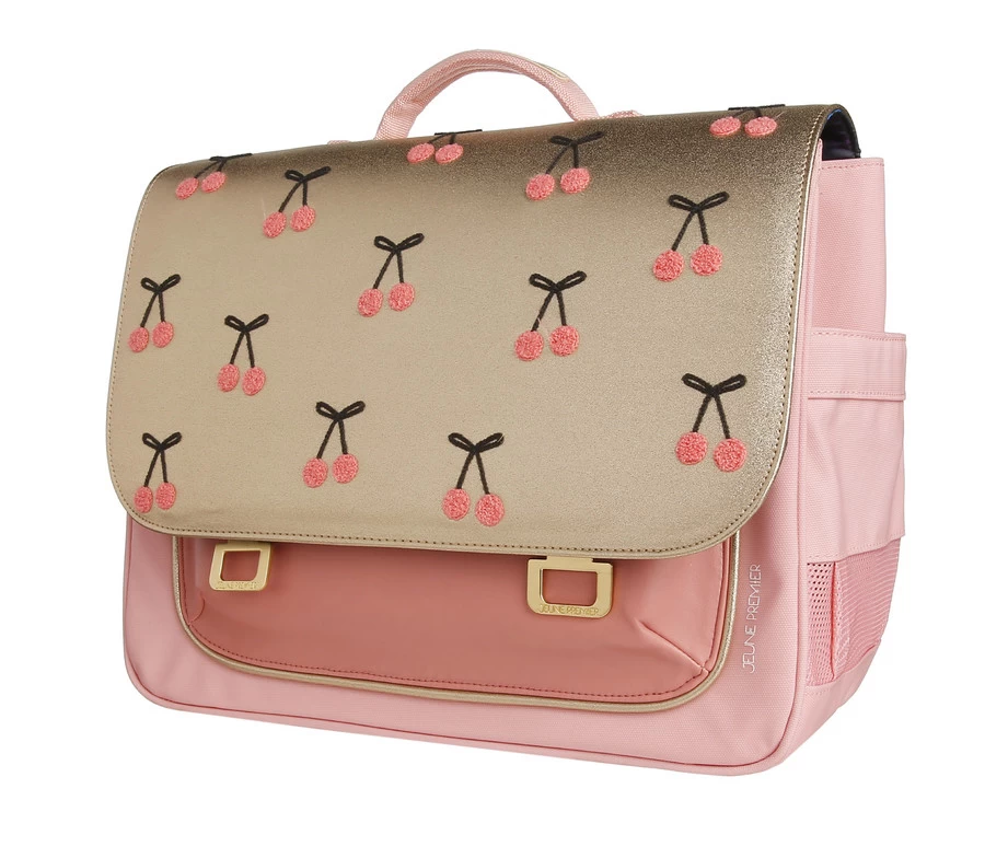 Jeune Premier Boekentas It Bag Midi 17 L Cherry Pompon - 38x30x14.5 Cm 2 Jeune Premier Boekentas It Bag Midi 17 L Cherry Pompon - 38x30x14.5 Cm - Afbeelding 2