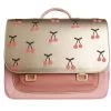 Jeune Premier Boekentas It Bag Midi 17 L Cherry Pompon - 38x30x14.5 Cm