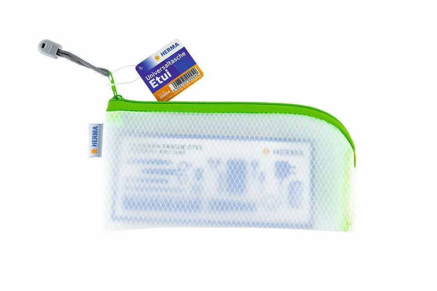 Herma Etui Universeel Transparant 23x11 Cm - Groen 6 Herma Etui Universeel Transparant 23x11 Cm - Groen - Afbeelding 6