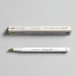 Leuchtturm1917 Drehgriffel Nr. 1 Gelpen White + Refill Zwart -Kantoor Artikelen product 840711
