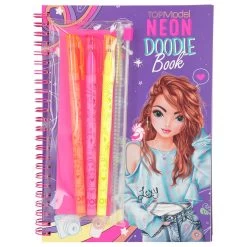 TOPModel Kleurboek Neon Doodle Met Neon Stiften
