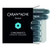 Caran D'Ache Inktpatronen Chromatics 6st Hypnotic Turquoise