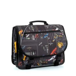 STONES And BONES Boekentas Lily 15l Airshow - Black - 38x28x14 Cm