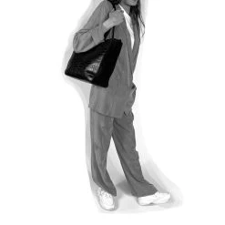 LouLou Laptoptas 13" Classy Croc Beige 33x13x38 Cm -Kantoor Artikelen product 903271