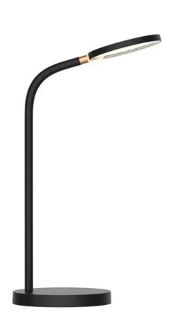 Fantasia Noni Bureaulamp Zwart Met QI-lader