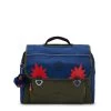 Kipling Boekentas Iniko 18 L Seaweed Green Block - 40x31x23 Cm