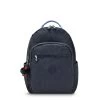 Kipling Rugzak Seoul 27 L True Blue Glitter - 35x20.5x44 Cm